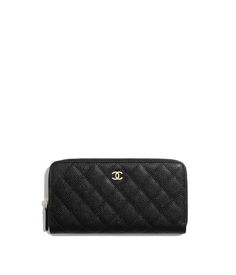 chanel classic long zipped wallet price|chanel classic wallet on chain.